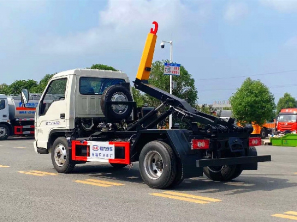 國六福田小卡3方車廂可卸（鉤臂式垃圾車）